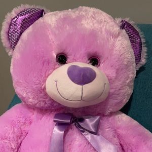 Purple teddy bear